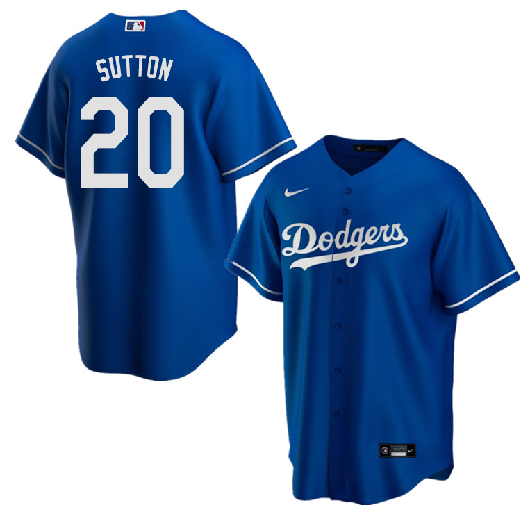 Nike Men #20 Don Sutton Los Angeles Dodgers Baseball Jerseys Sale-Blue